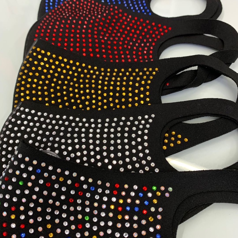 Fashionable hot diamond mask