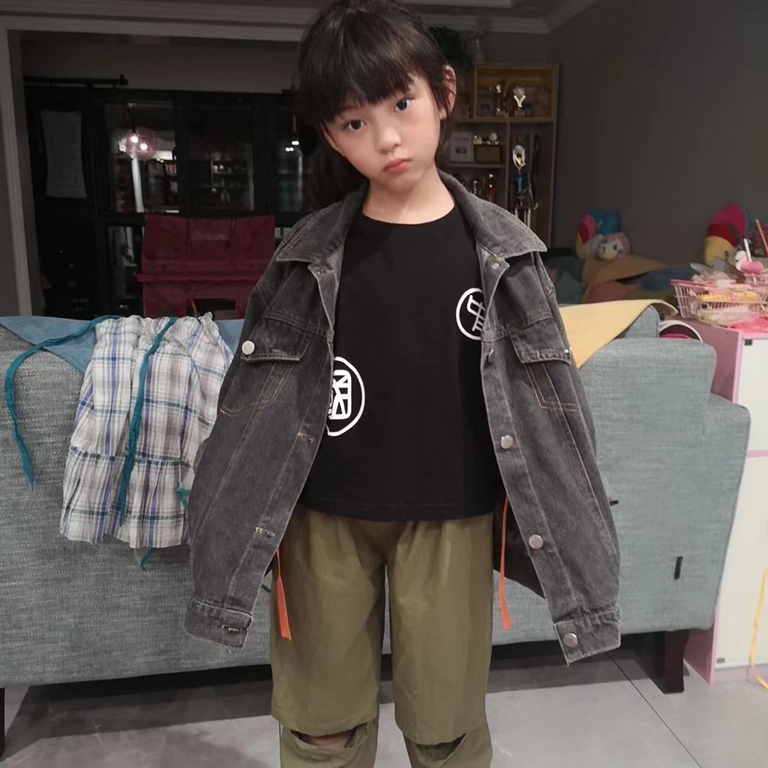 Baggy denim jacket thumbnail