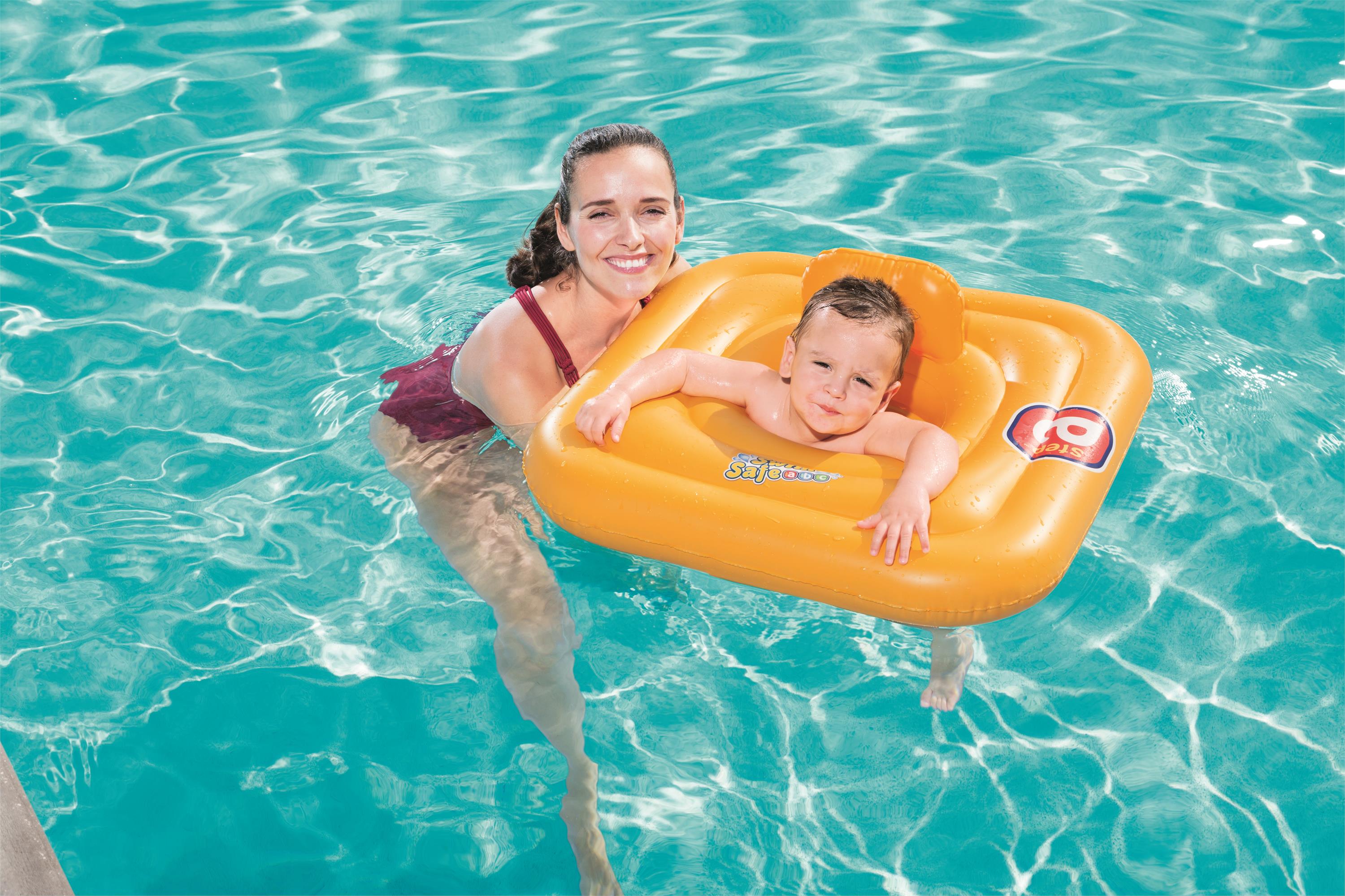 Swim Safe™ 30" x 30"/76cm x 76cm 方形婴儿座圈 充气泳圈产品图