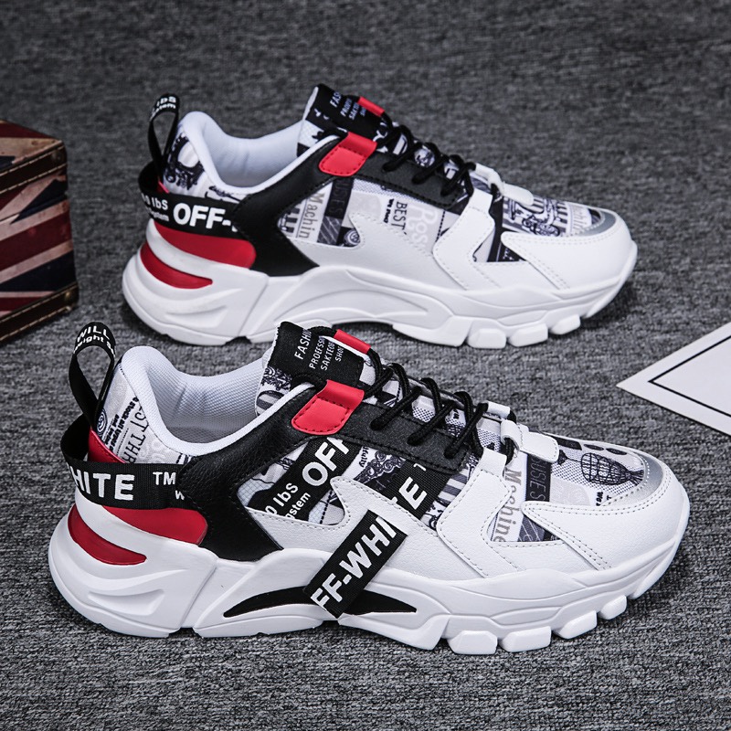 夏季透气休闲运动男士跑步潮鞋百搭板鞋网鞋潮流网面2020新款男鞋15产品图