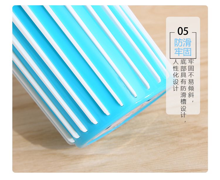 Creative and fashionable multi-functional office pen holder, student plastic desktop storage, round cute cartoon simple pen case detail image 8