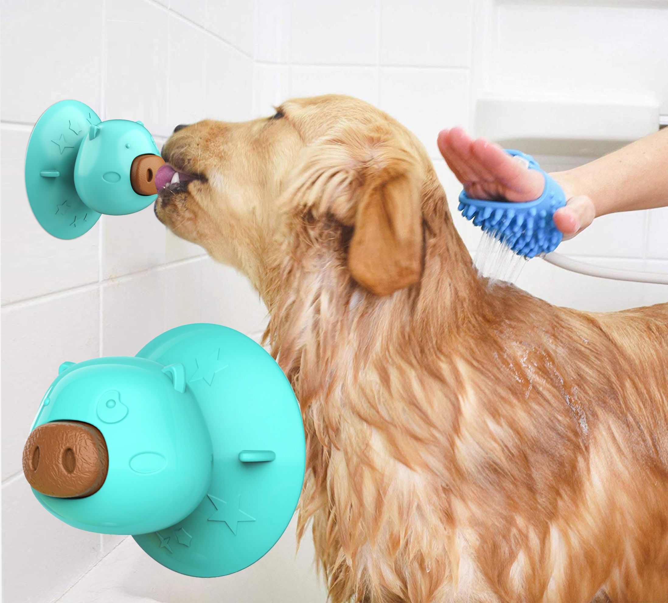 Dog Lick Toy with Suction CupTeeth Cleaning Chew Toy详情图2