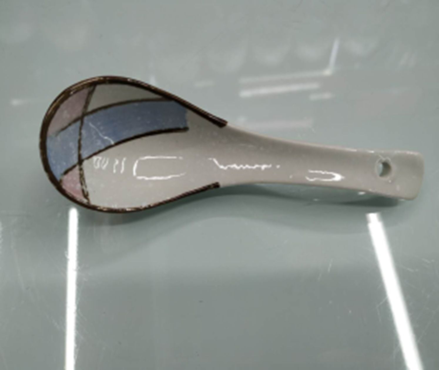 Yiwu Selection DC hand drawn geometric figure Japanese soup spoon (526) /35430 full figure