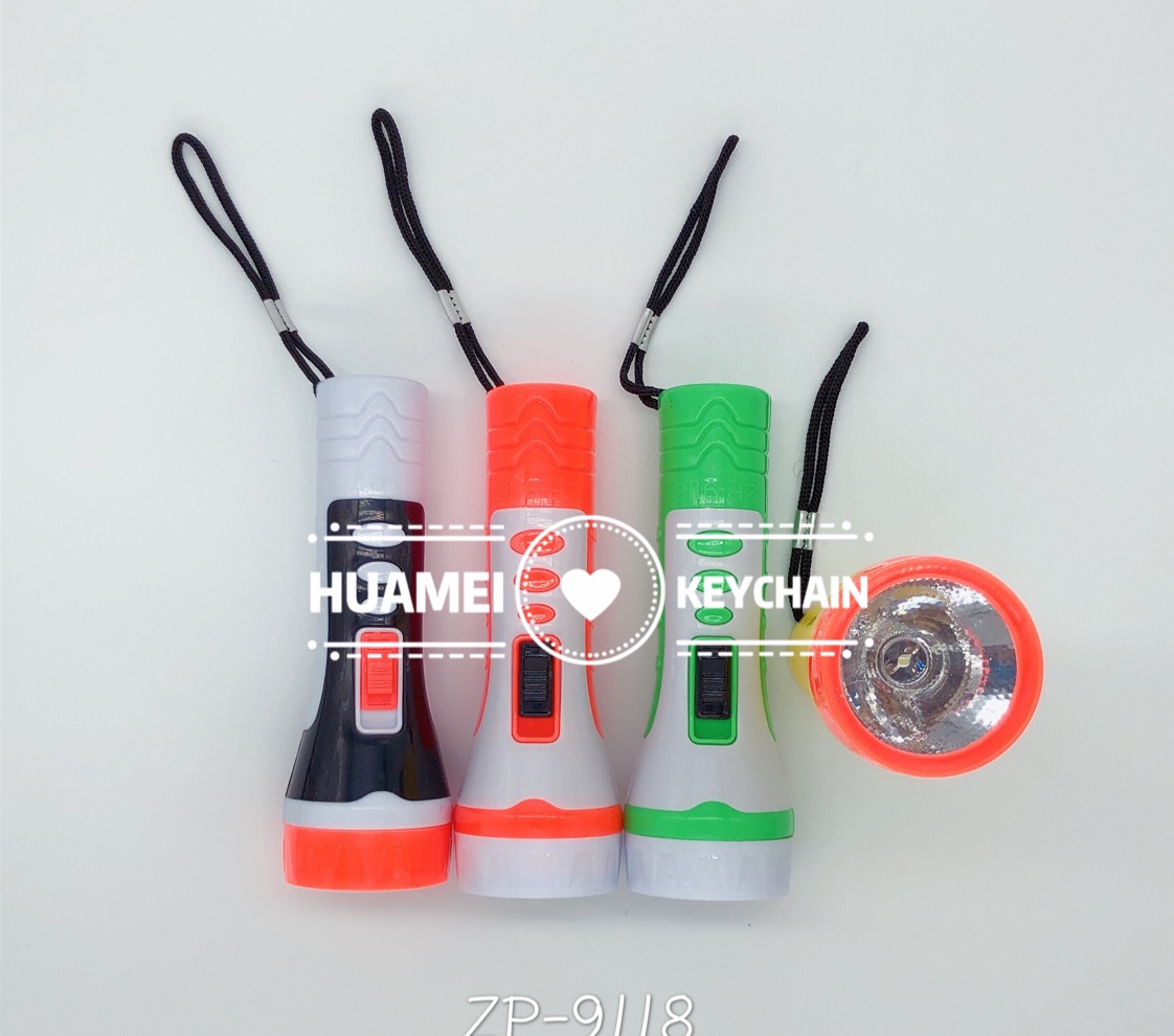 型号：ZP-9118 迷你LED小手电筒， AG10电子，24个一盒，960个一箱，四个颜色图