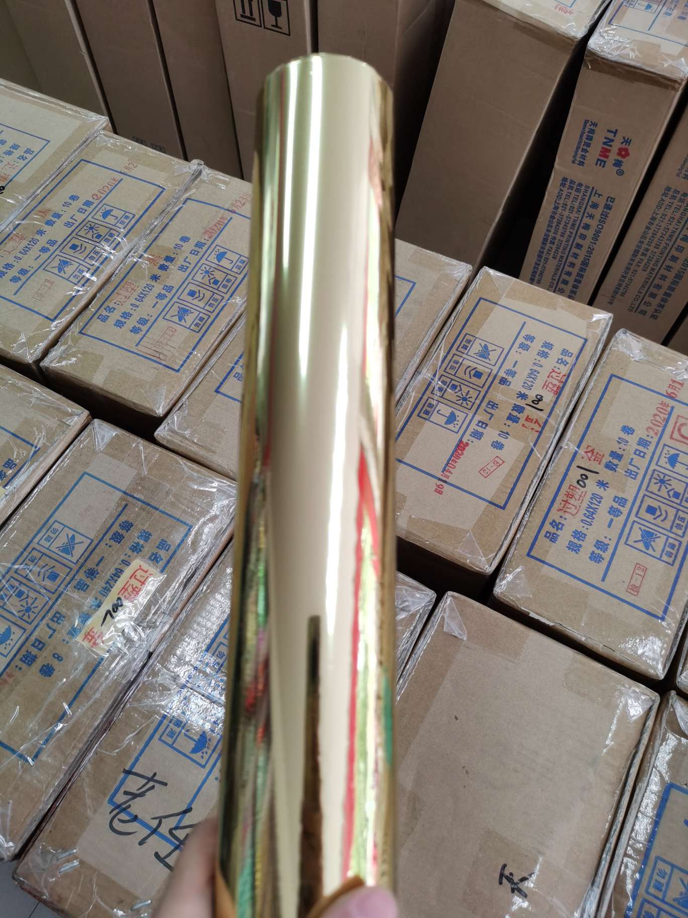 过塑007金 标准规格64cm*120米 特殊规格可订做详情4