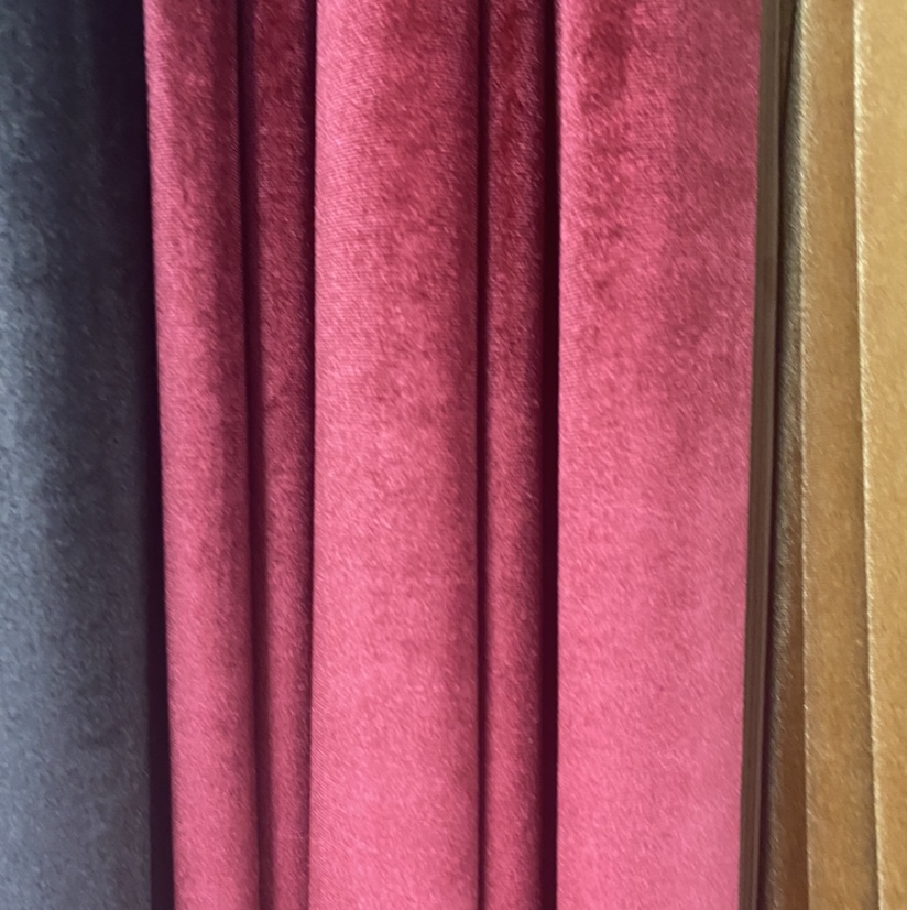 Korea velvet factory direct selling light red clothing fabric spot manufacturers direct selling thumbnail