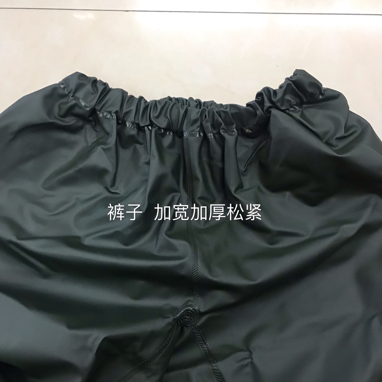 555 Knitted fabric set, durable and wear-resistant, thickened work protection raincoat, takeout, fishing and labor undefined