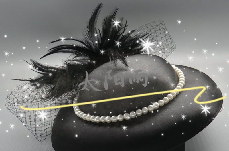 Elastic yarn net, manufacturers direct children headband hairpin clothing accessories.