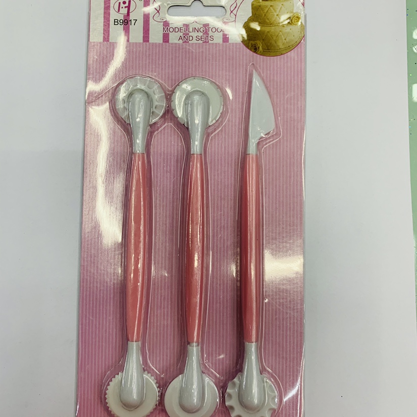 Three paintbrush carving knives, clay carving knives thumbnail