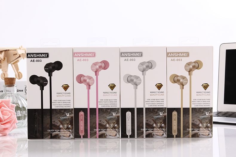 In-ear headphones AE-003 Smartphone headphone wire-control