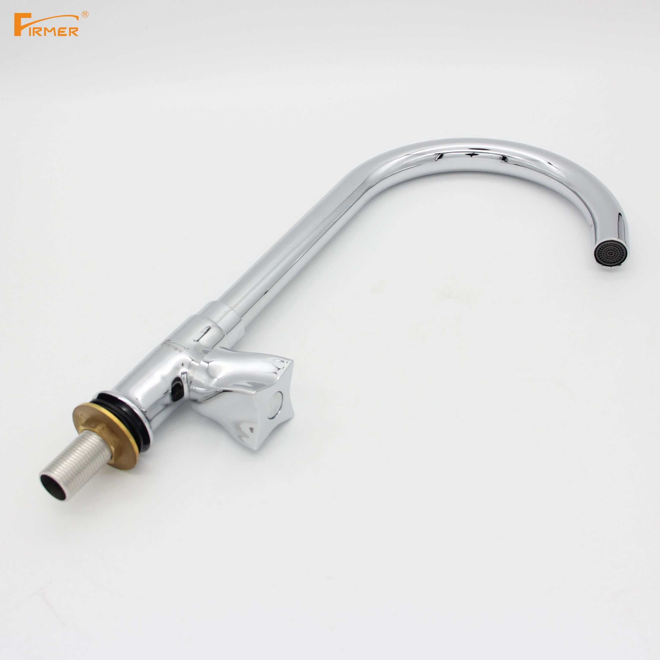 FIRMER all copper kitchen faucet household wash basin stainless steel single cold wash basin Application Scenario