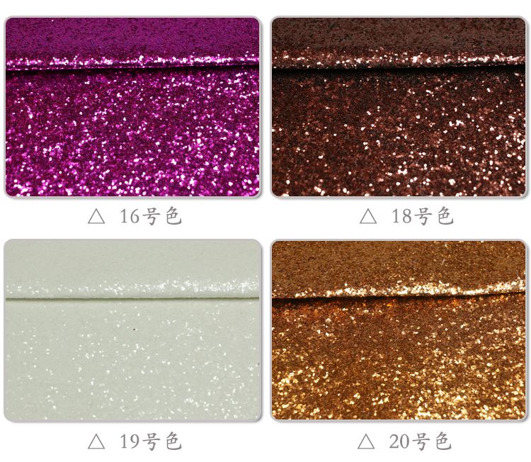 Factory direct sales of scallion powder, glitter shoe materials, sequined glitter, scallion powder artificial leather, Glitter pu leather fabric detail image 8