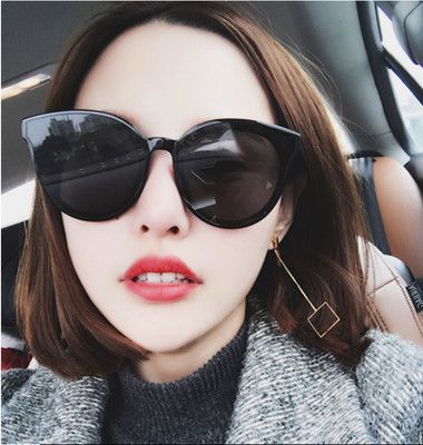Korean star sunglasses six bears: The legend of the blue sea, men's and women's street style sunglasses, black to make the face slimmer, Instagram detail image 2