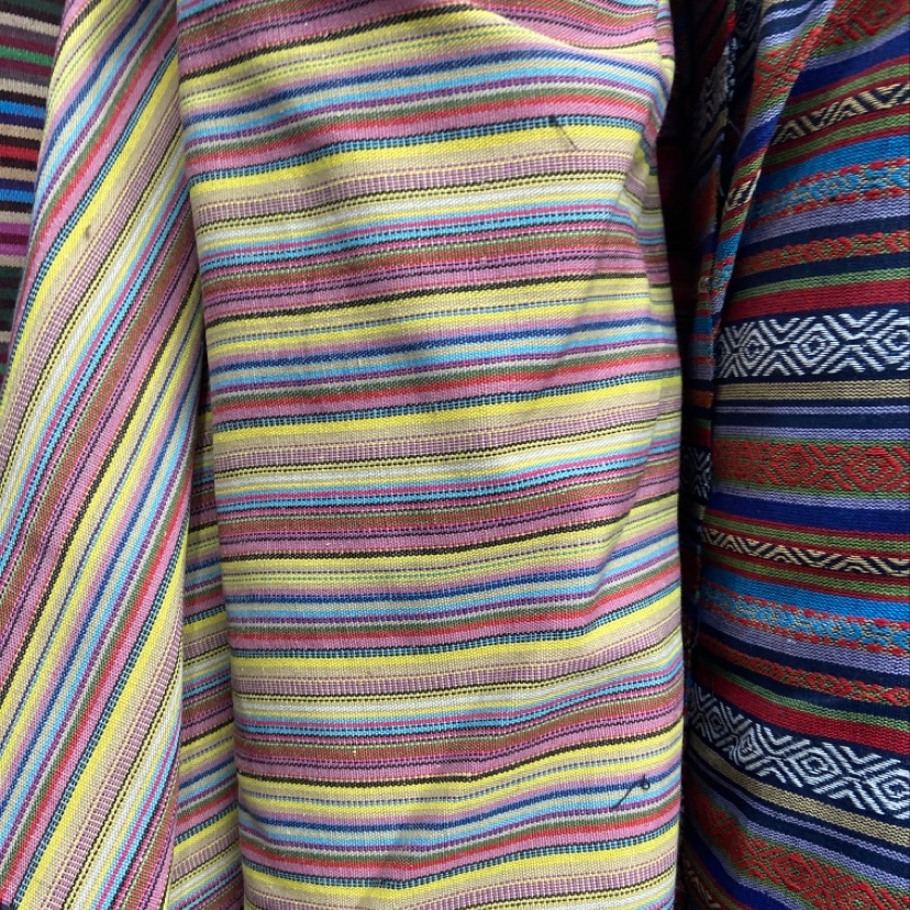 Imitation hemp color stripe national fashion clothing cloth ornament handicraft headpiece cloth many styles are optional thumbnail