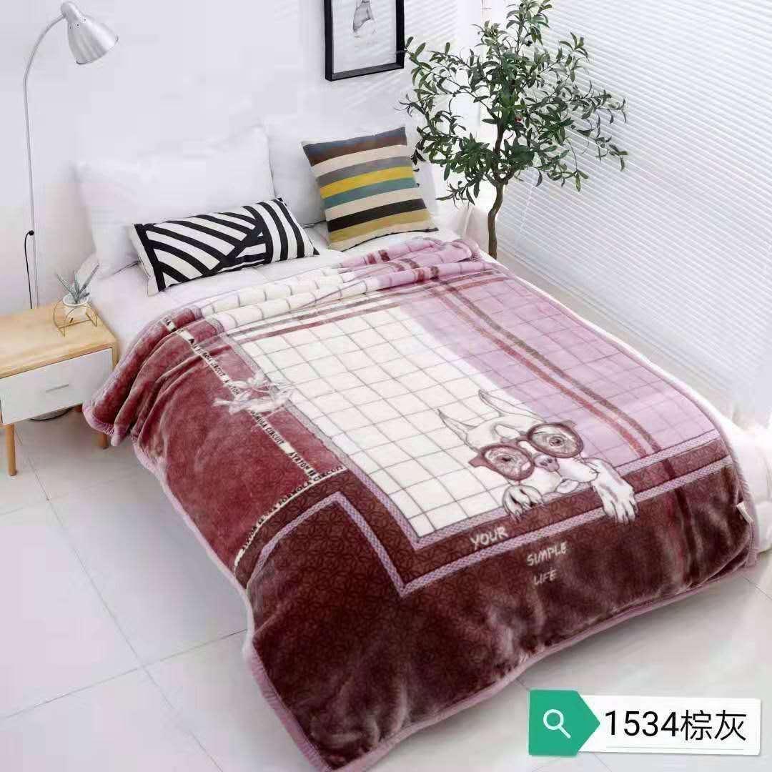 Factory direct selling children blanket thickening super soft skin nap blanket blanket blanket wholesale foreign trade a surrogate hair brown thumbnail