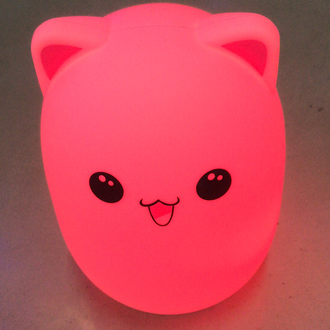 Silicone pat light, lighting lamp, night light
