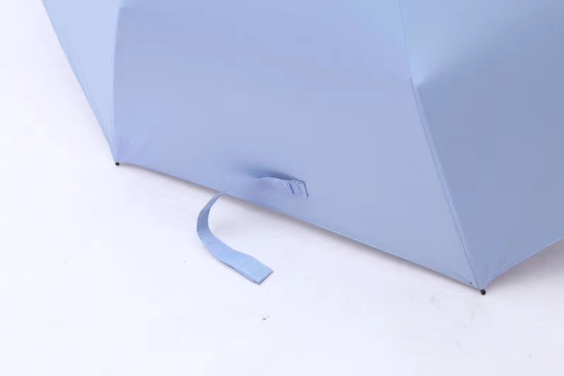 Sun And Rain Protection Uv Long And Plate Clear Umbrella Triple Folding Umbrella Vinyl Umbrella Hand Open Umbrella Specification drawing