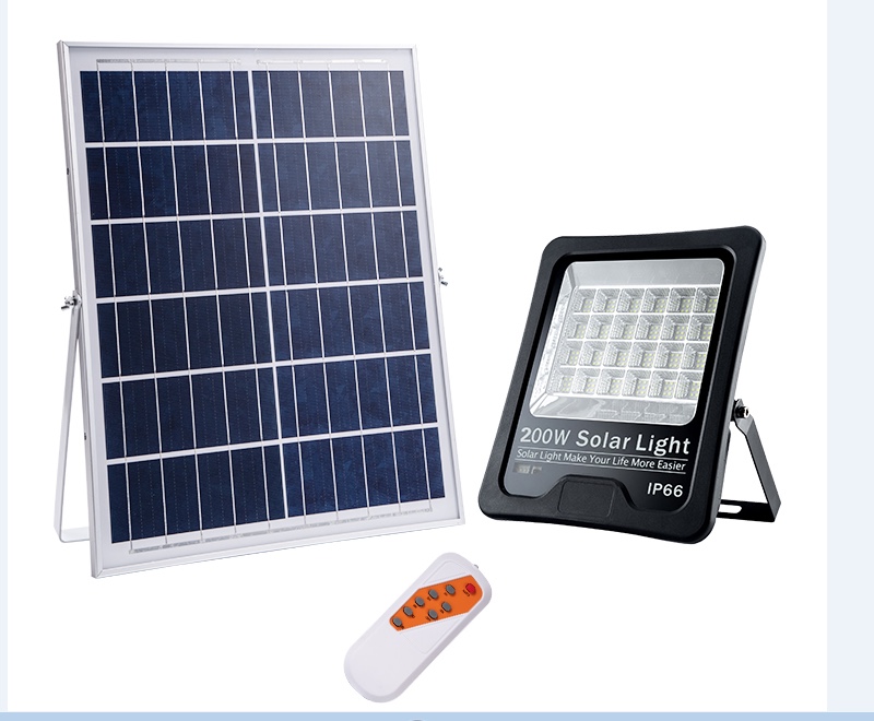 Solar floodlight grid model 100 watts Application Scenario