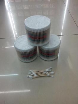 Round box 300 wooden sticks high-grade sanitary napkins wooden sticks antibacterial cosmetic cotton sticks