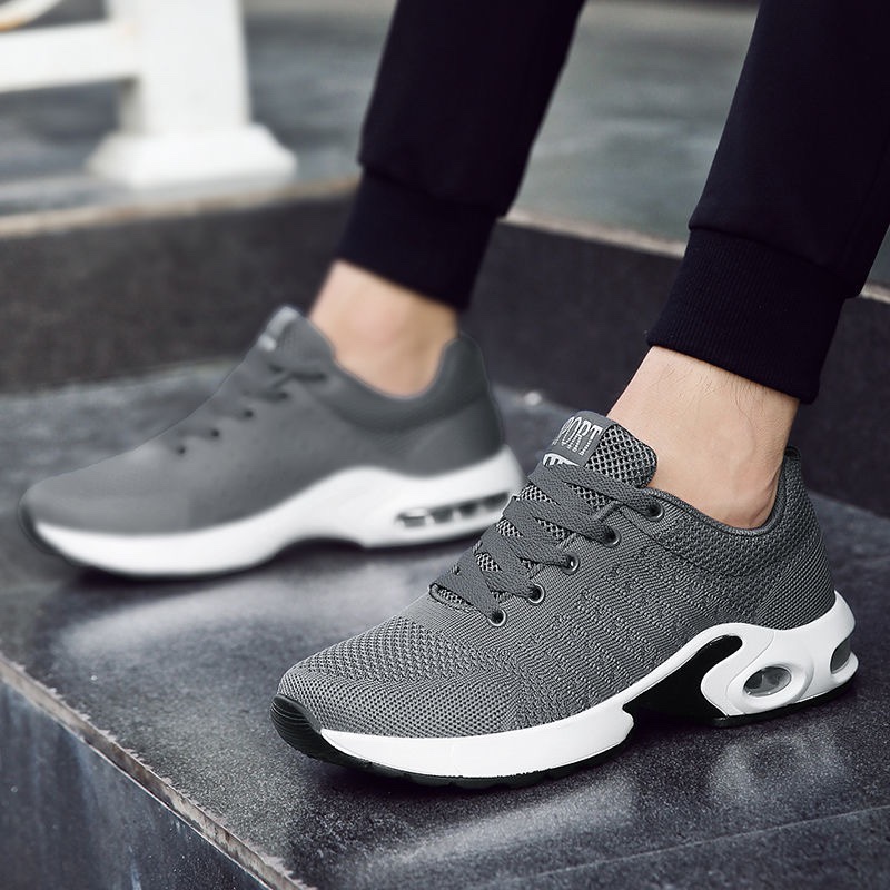 夏季透气休闲运动男士跑步潮鞋百搭板鞋网鞋潮流网面2020新款男鞋32