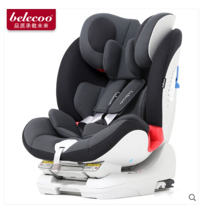 德国认证belecoo汽车用儿童安全座椅0-6-12岁宝宝婴儿可躺详情图1