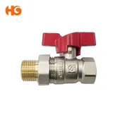 JISUN brass ball valve, Teflon seal ring