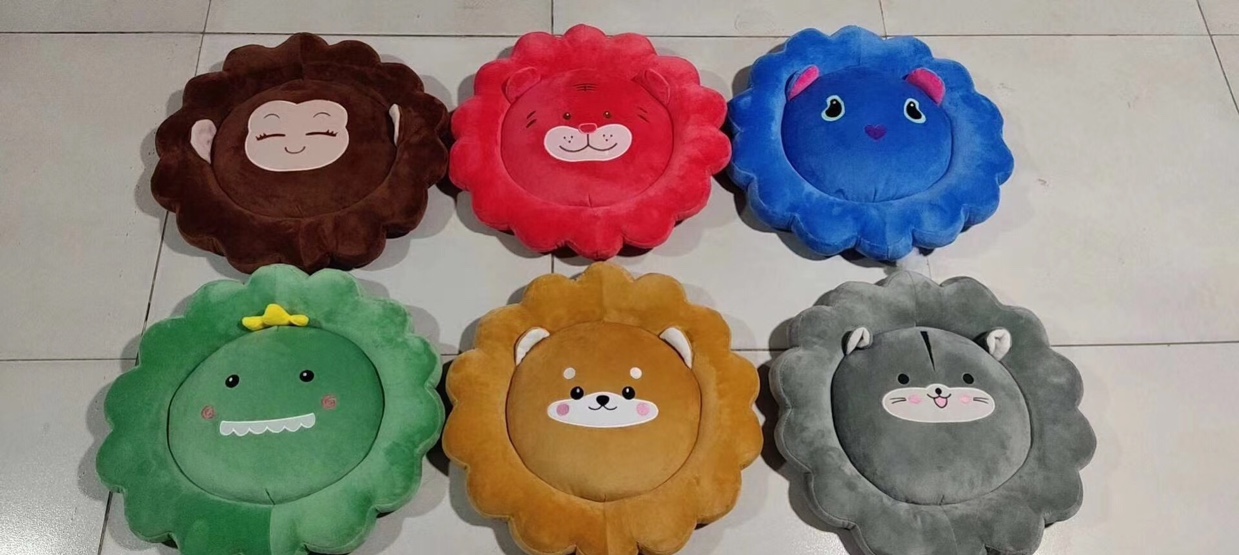 Sunflower animal cushion thumbnail