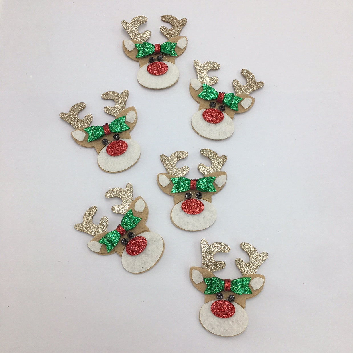 Christmas hair accessories materials handmade Santa Claus children hairpin DIY accessories thumbnail