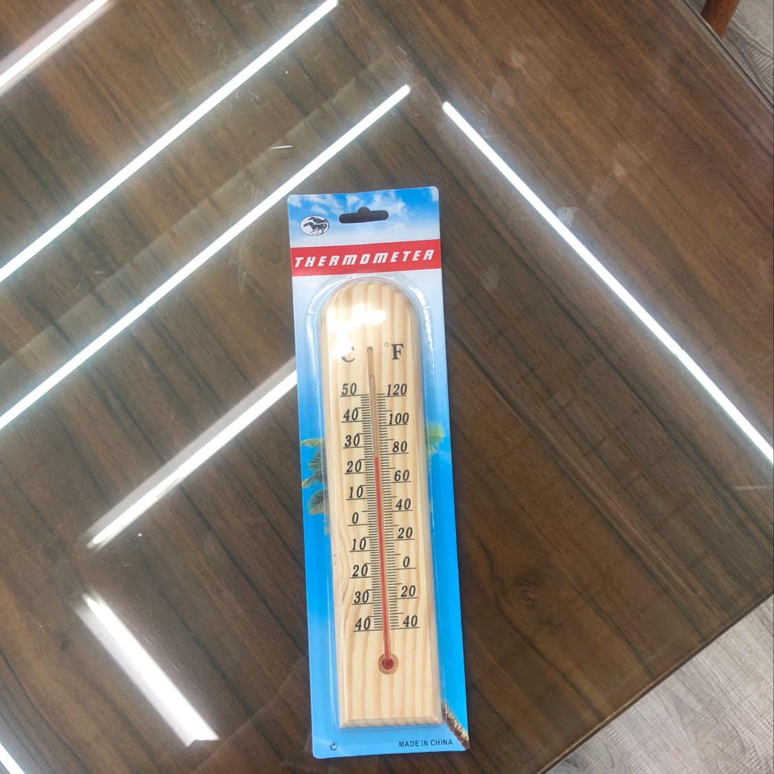 CH075-2木头温度计产品图