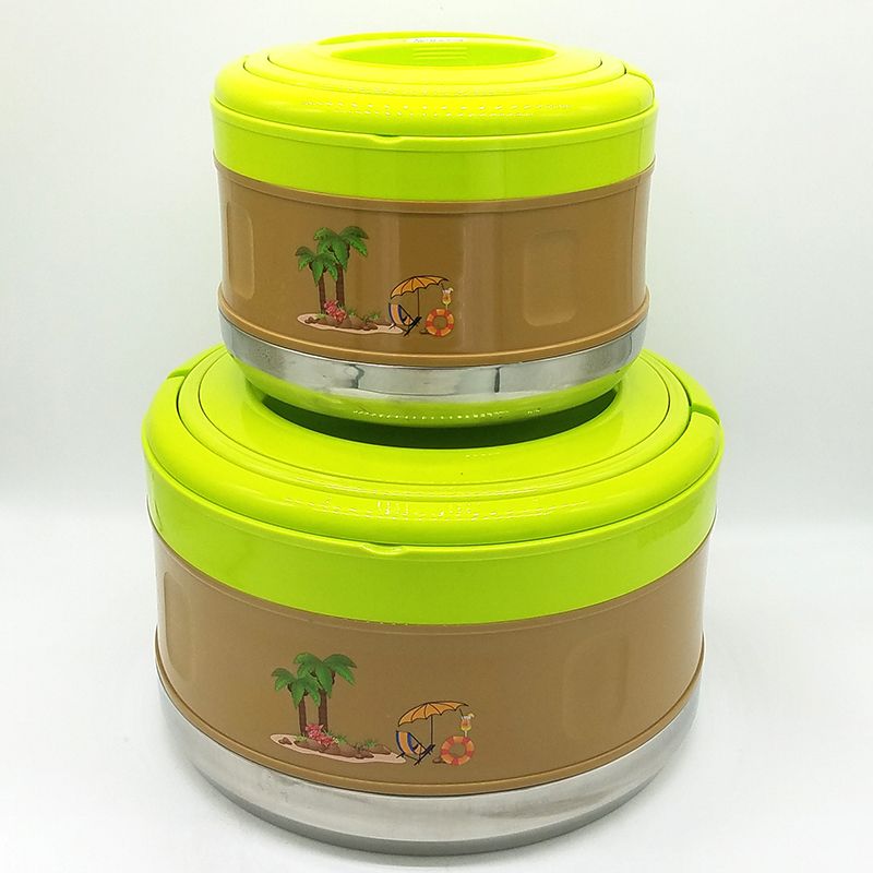 Factory direct sales of 2-piece stainless steel lunch boxes, large-capacity insulated buckets, insulated rice buckets, multi-purpose insulated soup buckets