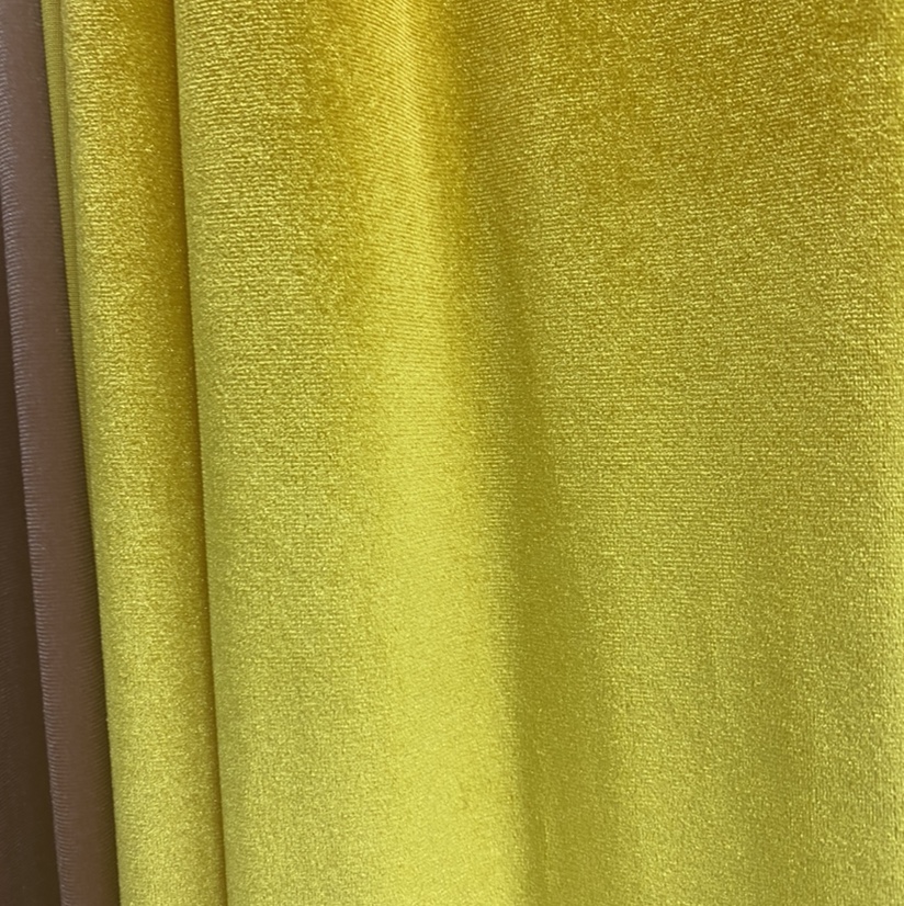 South Korea velvet manufacturers direct selling yellow clothing fabric spot manufacturers direct selling thumbnail