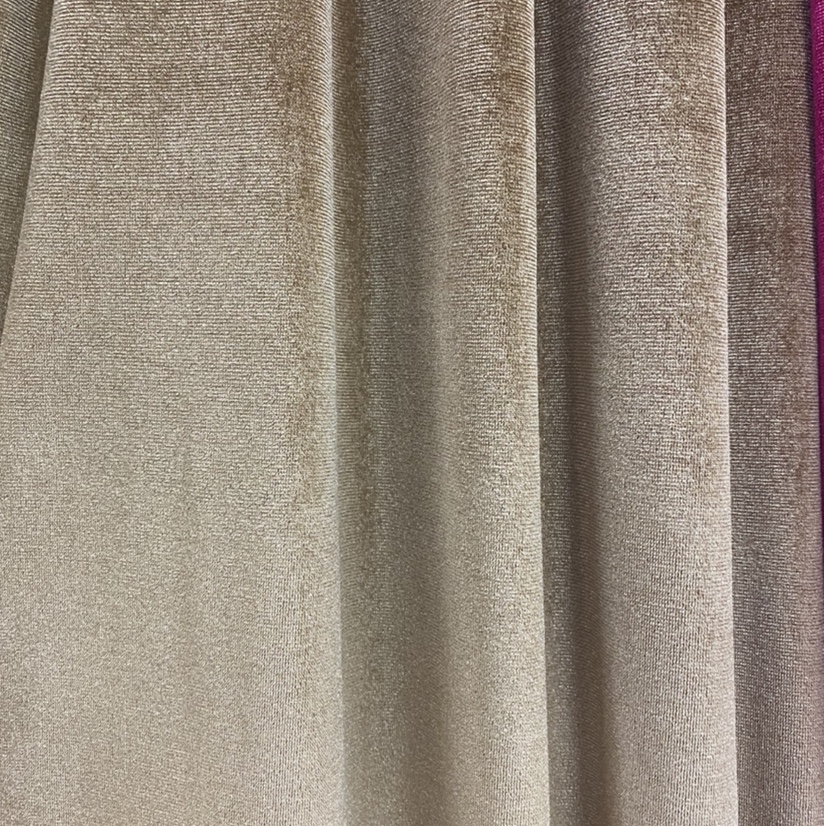 Korean velvet manufacturer direct sales, brown clothing fabric in stock, factory direct sales