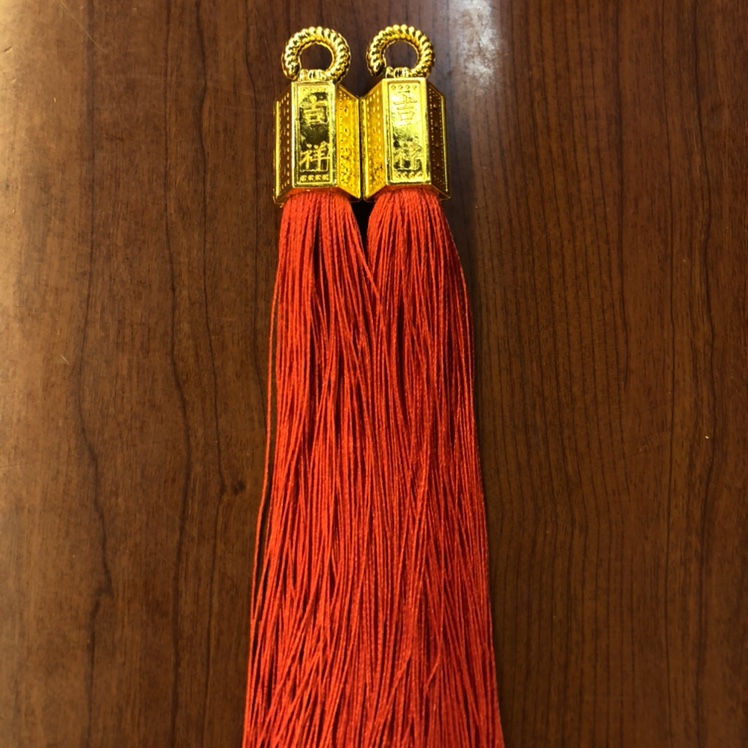 18 cm gold-plated tassels 2 (single type)