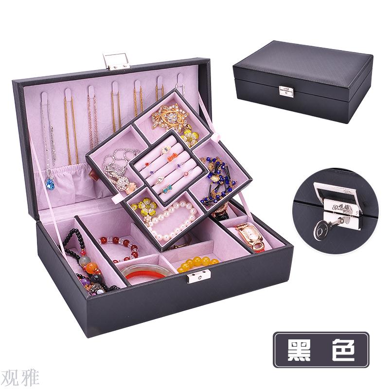 Japanese and Korean version hand-held jewelry box - Guanya New Jewelry Box 113-56