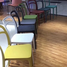 简约塑料椅子INS风格新式新款