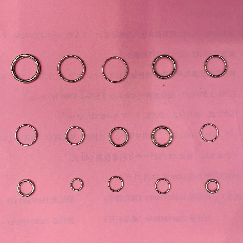 锌合金文胸0字扣