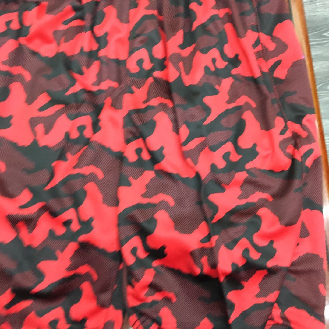 Custom-made trendy sports pants with red patterns for export