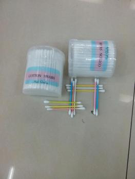 Bullet 150 plastic rod cotton swab superior sanitary cotton stick plastic rod antibacterial cosmetic cotton stick
