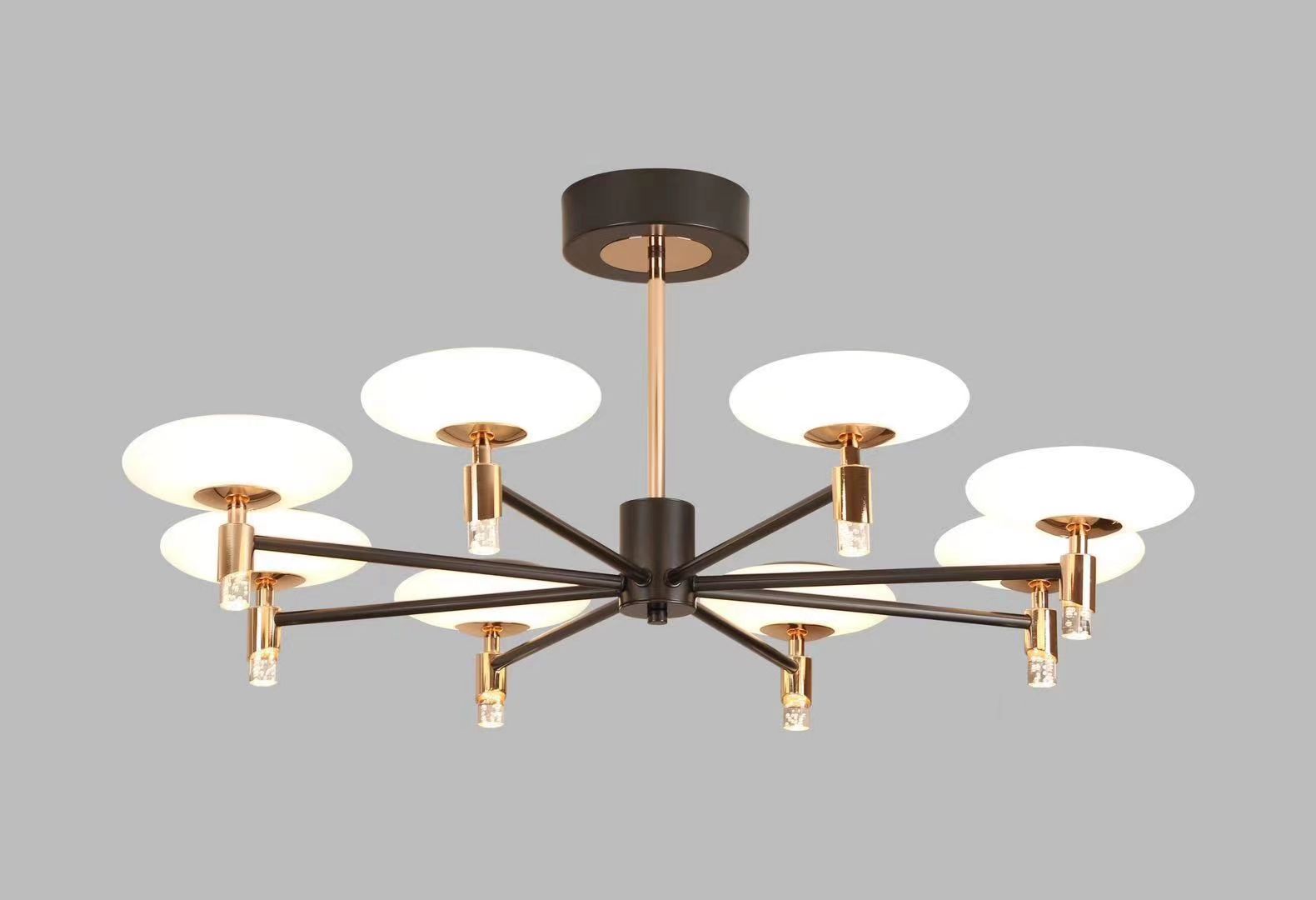 北欧风吊灯8头详情图1