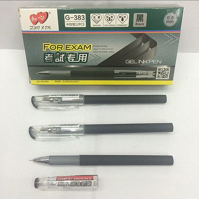 Intimate G-383 Neutral pen test special 0.5mm frosted pole office neutral pen signature pen fountain pen Specification drawing