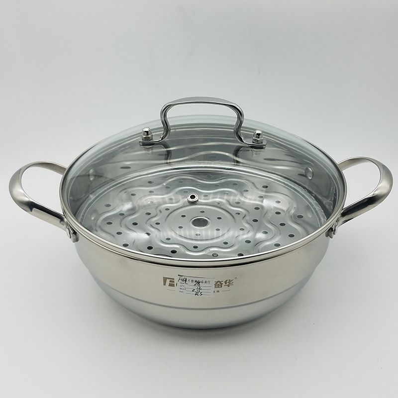 Factory direct sales of stainless steel soup POTS with thickened and double-bottom soup POTS and noodle POTS