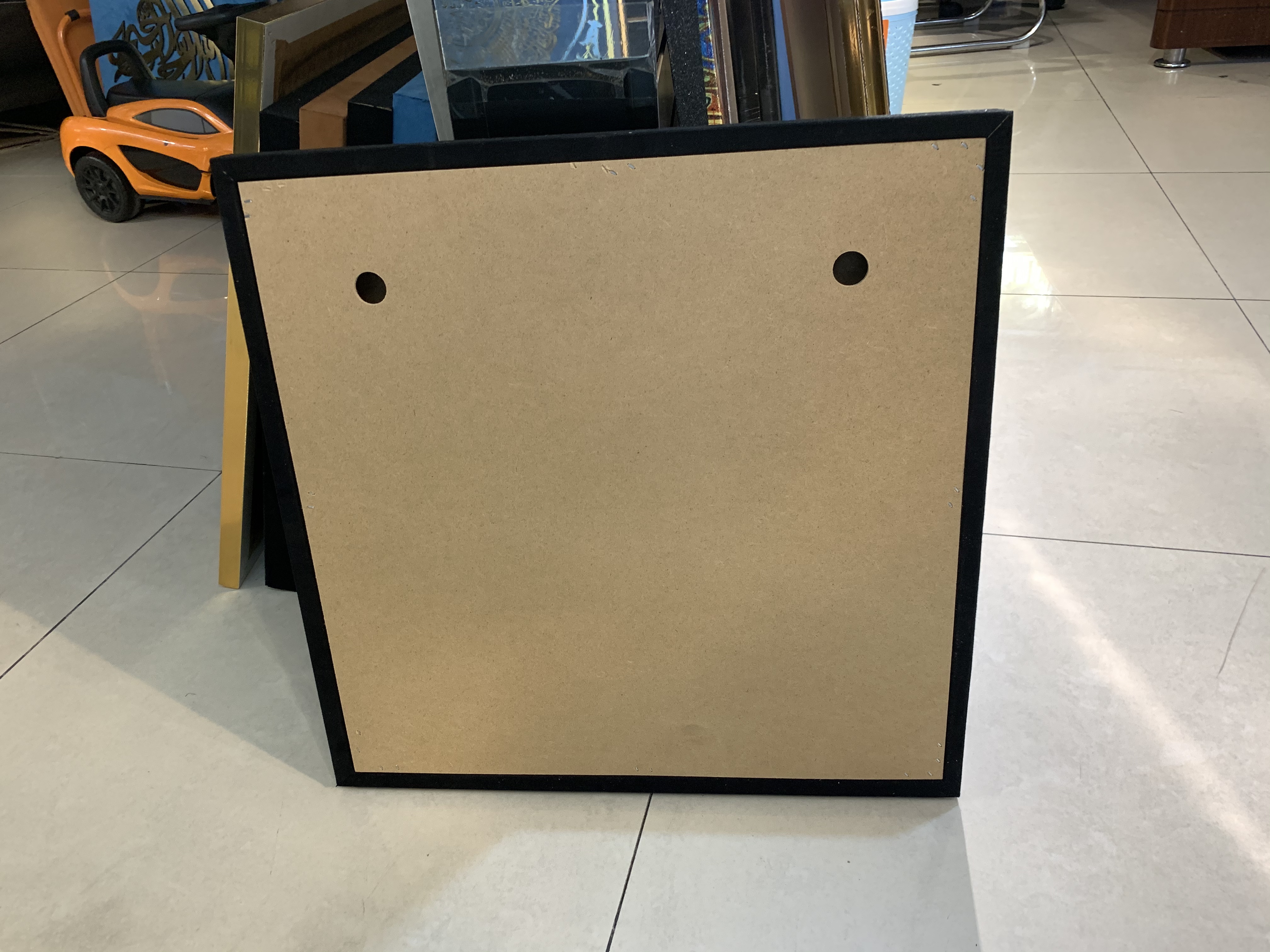 穆斯林相框阿拉伯文装饰画画框壁画餐厅挂画细节图