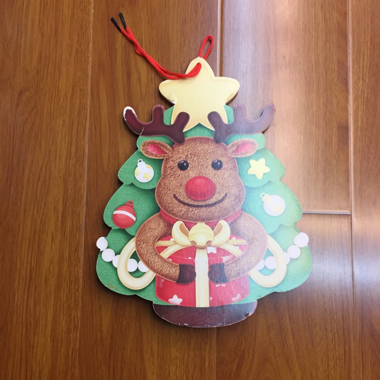 Factory direct sales of reindeer Christmas tree Christmas festival pendants, large foam pendants details Picture