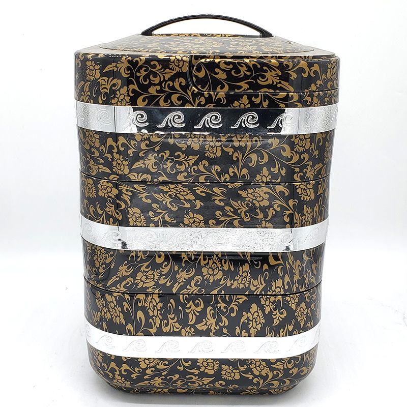 Factory direct sales of stainless steel lunch boxes, multi-layer combination food compartments, printed lunch boxes, and three-layer insulated food compartments