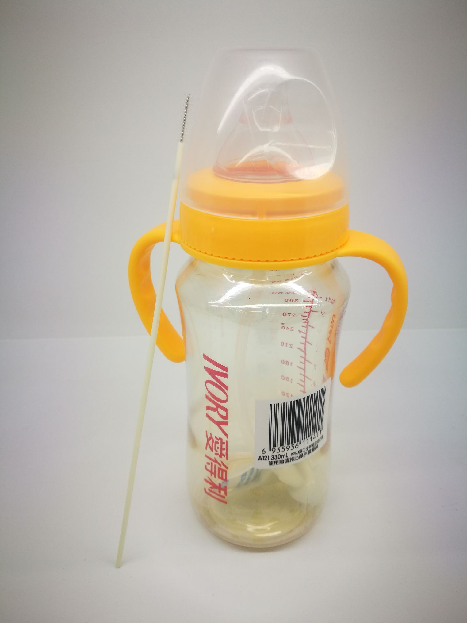 Adelie PPSU wide bore automatic feeding bottle with handle 330ml thumbnail