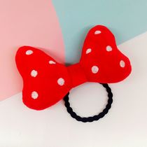 Plush cartoon tiaras doll stick rope dinosaur hair rope fruit hair rubber band