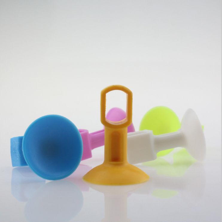 Mute plastic door suction Plastic silicone door suction handle Bathroom bathroom anti-collision door suction no punching