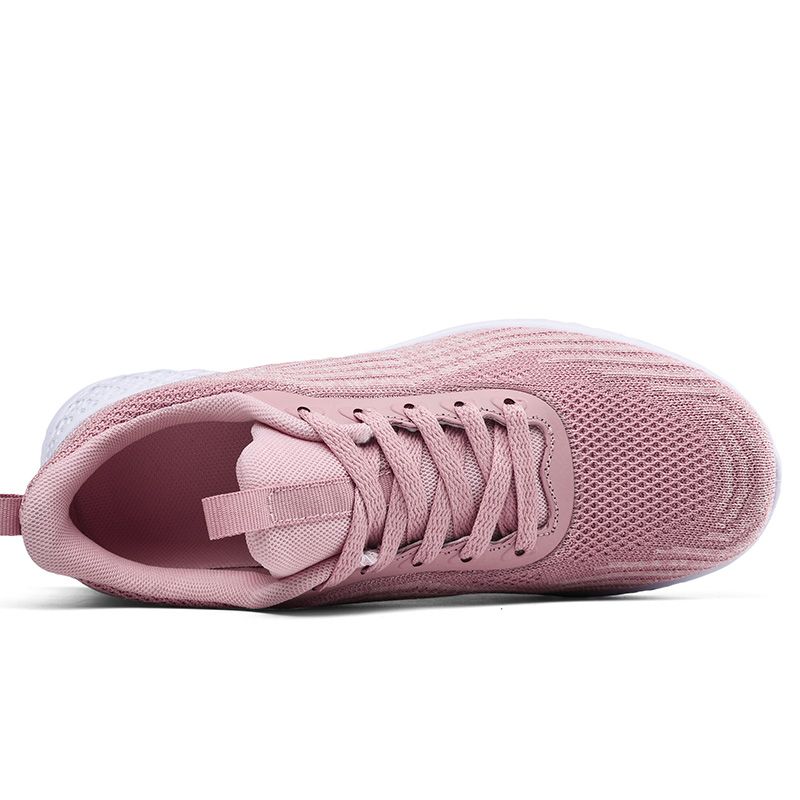Adu Shoes 0520 Four Seasons Flying Weaving Women's Shoes Fitness Running Network Red Catwalk Item Picture