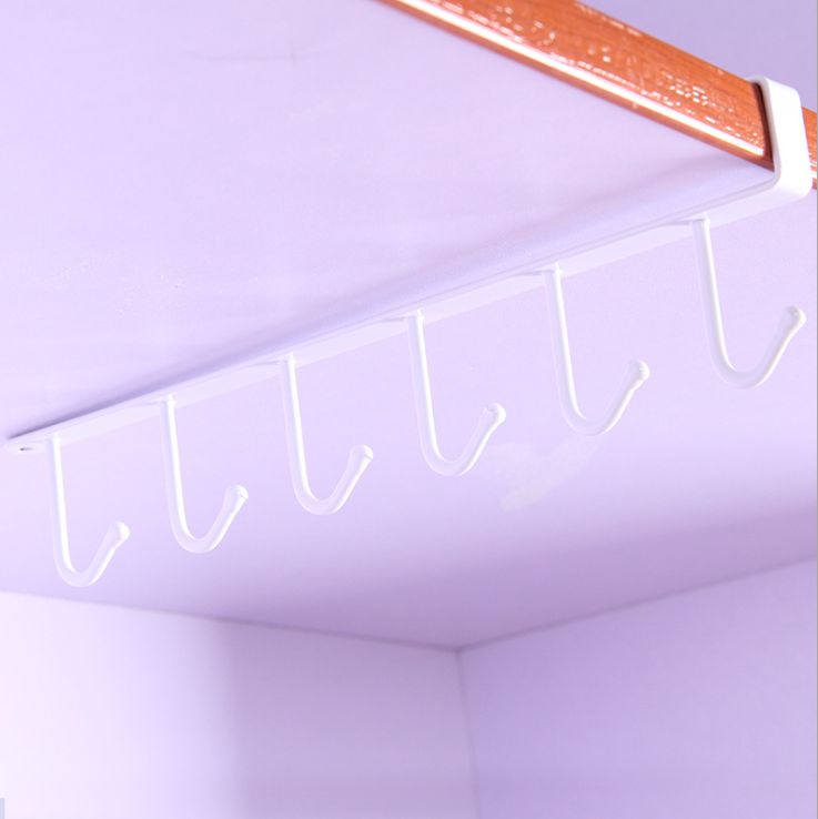 Cabinets without trace hook kitchen six - link nail - free storage racks metal iron kitchen utensils and appliances shelves