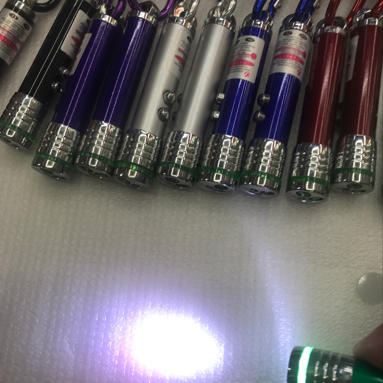 验钞笔紫外线验钞灯紫光手电筒激光镭射灯检测笔灯红外线灯详情图6